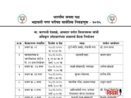 ⭕🙏भद्रावती भाजप प्रचार बैठक 🙏⭕