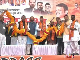 🙏⭕ महाराष्ट्राचे लाडके मुख्यमंत्री देवेंद्रजी फडणवीस यांची भद्रावती येथे जाहीर सभा संपन्न ⭕🙏