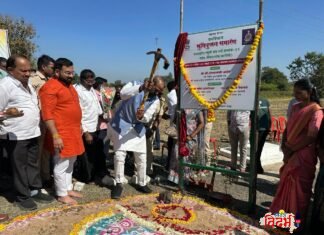 ⭕🙏 पिंपळगाव (मा ) येथे वन शहीद स्मृति मनाचे भूमिपूजन संपन्न 🙏⭕