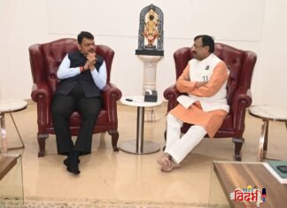 चंद्रपूरातील श्री विठ्ठल मंदिर देवस्थानास ‘ब’ वर्ग दर्जा देण्याची मागणी आ. यांचे मुख्यमंत्र्यांकडे पत्र