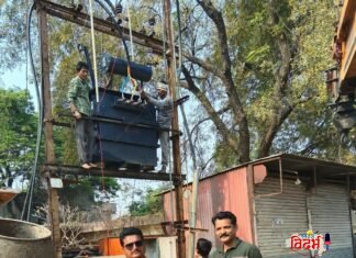 स्वप्नील देवाळकर यांच्या निवेदनाला यश; आ. करणदादा देवतळे यांच्या पाठपुराव्यामुळे नेहरू चौकात २०० केव्हीए रोहित्र बसविण्यात आले