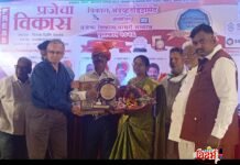 भद्रावतीचे ज्येष्ठ पत्रकार मनोज मोडक यांना ‘उत्कृष्ट पत्रकार’ पुरस्कार प्रदान पुणे येथे ‘प्रजेचा विकास नागरी सत्कार’ सोहळ्यात मान्यवरांच्या हस्ते गौरव