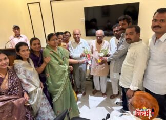 वरोरा येथे भारतीय जनता पार्टीचा स्थापना दिवस मोठ्या उत्साहात साजरा; कार्यकर्त्यांचा मोठा सहभाग