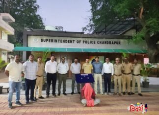 सावली-मुल परिसरात धुमाकूळ घालणारा ‘शेटटी गँग’चा म्होरक्या जेरबंद ११२ ग्रॅम सोने जप्त !