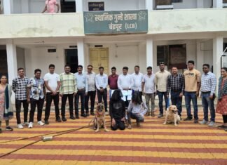 चंद्रपुरात पोलिसांची मोठी कारवाई: १०४.२१० ग्रॅम एम.डी. ड्रग्जसह दोघांना अटक; ६.२१ लाखांचा मुद्देमाल जप्त.