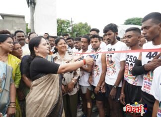 ‘बाळूभाऊ धानोरकर स्मृती’ हाफ मॅरेथॉन: मुंबईचा सचिन यादव आणि चंद्रपूरची साक्षी पोलीजवार ठरले ‘महा-विजेते’