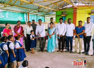 आमदार करण देवतळेंच्या वाढदिवसानिमित्त माढेळी शाळेत ‘ज्ञानदानाचा’ सोहळा; विद्यार्थ्यांच्या उत्स्फूर्त शुभेच्छांनी परिसर दुमदुमला!
