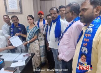 बॅरिस्टर राजाभाऊ खोबरागडे भवनाच्या स्वच्छता, दुरुस्ती व नियमित वापरासाठी बहुजन समाज पार्टीचे आयुक्तांना निवेदन