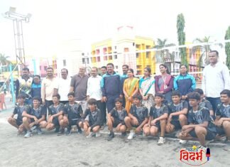 संस्कार भारती पब्लिक स्कूलमध्ये सीबीएसई क्लस्टर-IX व्हॉलीबॉल स्पर्धेचा दिमाखदार शुभारंभ; महाराष्ट्र, गोवा, दमण-दीवमधील ६०० खेळाडूंचा सहभाग.