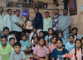 डॉ . ए पी जे अब्दुल कलाम यांच्या पुण्यतिथी निमित्य गोपाळ गुडधे यांचा सत्कार