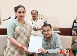 राजुरा-बल्लारपूर महामार्ग आणि शेतकरी प्रश्नांवर खासदार प्रतिभाताई धानोरकर यांची केंद्रीय मंत्री नितीन गडकरींशी सकारात्मक चर्चा.
