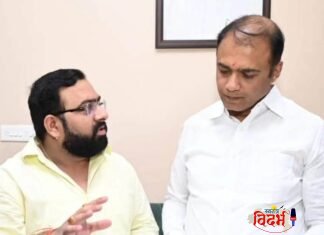 वरोरा-भद्रावती क्षेत्रात विकासाचे नवे पर्व; राज्यमंत्री डॉ. पंकज भोयर आणि आ. करणदादा देवतळे यांच्यात महत्त्वपूर्ण चर्चा.