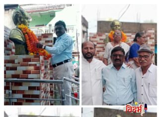 लोकशाहीर अण्णाभाऊ साठे यांच्या जयंतीनिमित्त वरोरा येथे विविध कार्यक्रमांचे आयोजन