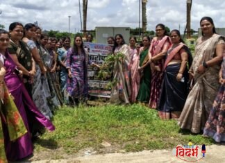 श्रीराम दर्शन बहुउद्देशीय संस्थेच्या वतीने वृक्षारोपण व लघु उद्योग मार्गदर्शन कार्यक्रम उत्साहात संपन्न