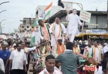 भाजपने देश लुटून उद्योगपतींच्या घशात घातला,देश गहाण ठेवण्याचे महापाप भाजप सरकारचे,ब्रह्मपुरीतील जनआक्रोश महामोर्चात विजय वडेट्टीवार यांचा घणाघात.