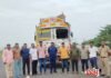 गडचांदूर पोलिसांची सिनेस्टाईल कारवाई: १२ चाकी ट्रकमधून ३५ गोवंश जनावरांची सुटका, २२ लाखांचा मुद्देमाल जप्त.
