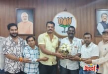 भारतीय जनता पार्टी, वरोराच्या वतीने रमेश मेश्राम यांच्या नवनियुक्त पदाबद्दल भव्य सत्कार संपन्न.