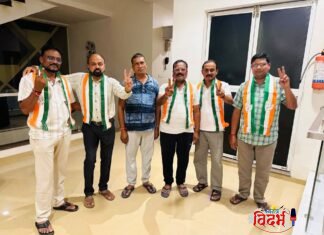 काँग्रेसचा वाढला प्रभाव! भाजपला मोठा धक्का देत वरोरा बाजार समितीचे संचालक विलासभाऊ झीले यांचा काँग्रेसमध्ये पक्षप्रवेश.