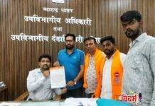वणी-वरोरा-शेंबड रस्त्यावरील जीवघेणे खड्डे तातडीने दुरुस्त करा; मनसेचा उपविभागीय अधिकाऱ्यांना अल्टीमेटम