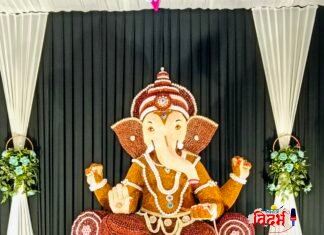 मिलन चौकाचा’ राजा ‘५५०८ रुद्राक्ष आणि १००८ तुळशीमाळांचा अद्भुत संगम.